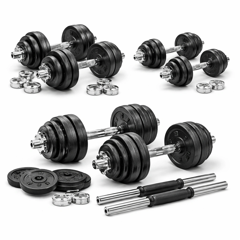 Adjustabel Dumbbells Set, (20 kg (2 kg x 4, 3 kg x 4)