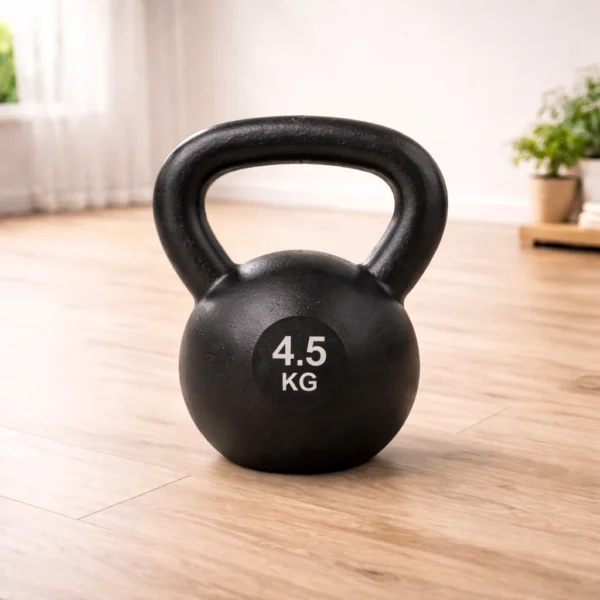 black iron kettlebell 4.5 kg