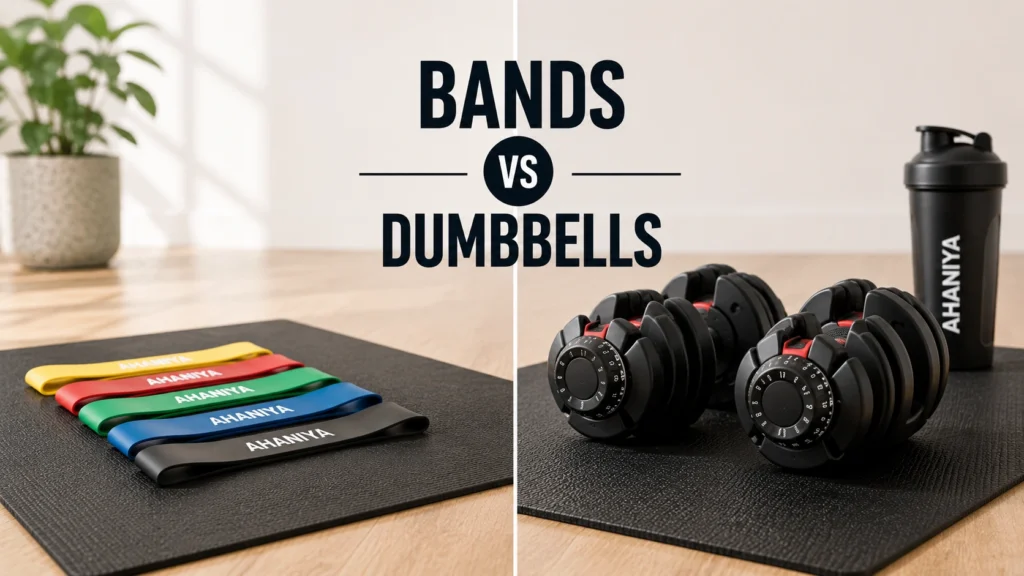 Resistance Bands vs Dumbbells: Which is Best for Home Workouts?