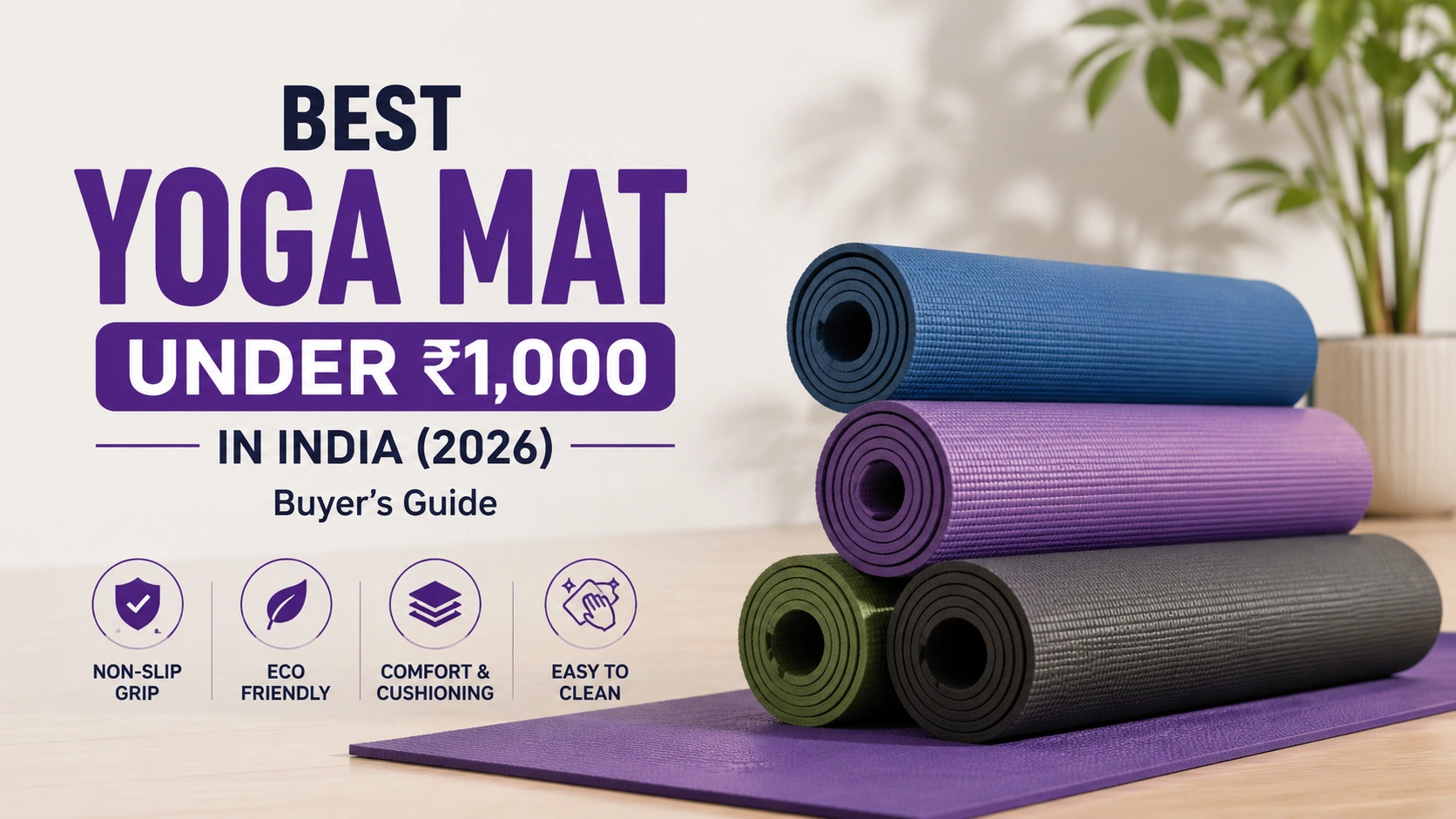 best yoga mats price in india