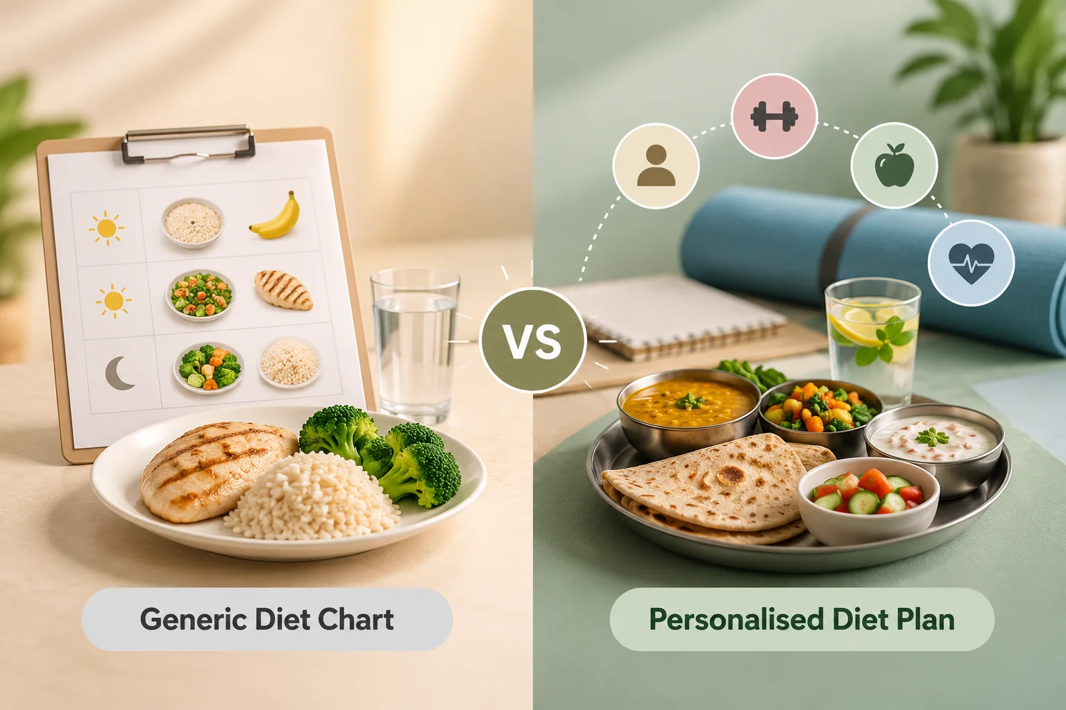 Personalised Diet Plan vs Generic Diet Chart